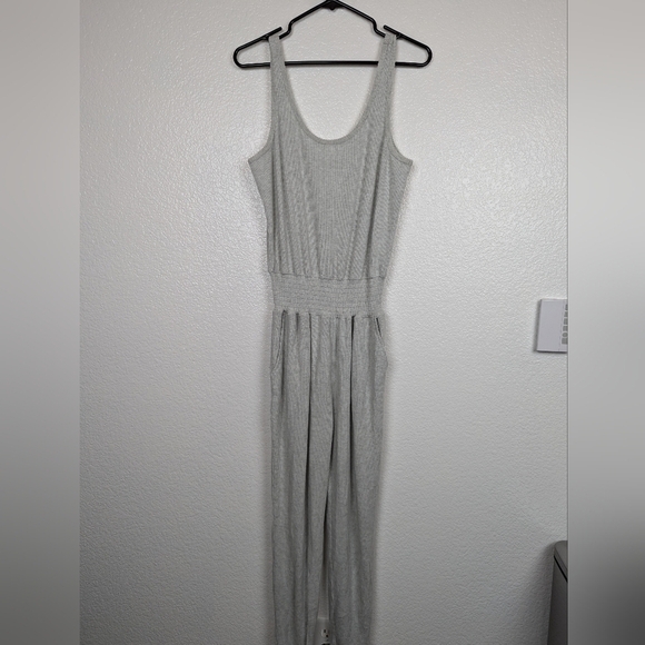NWOT Spiritual Gangster gray ribbed jumpsuit size small - Picture 1 of 3